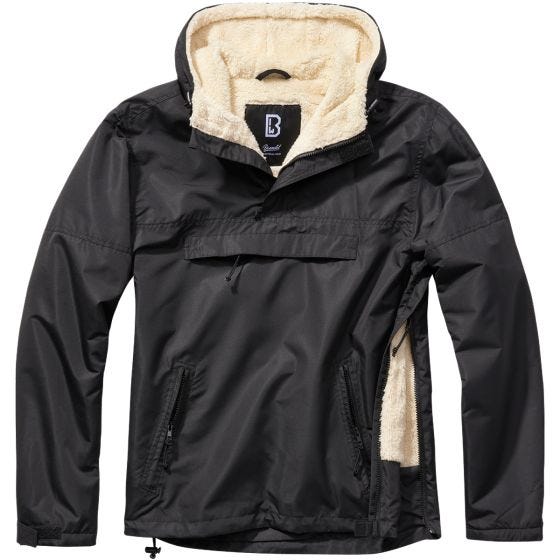 Brandit Giacca antivento Sherpa - Nero