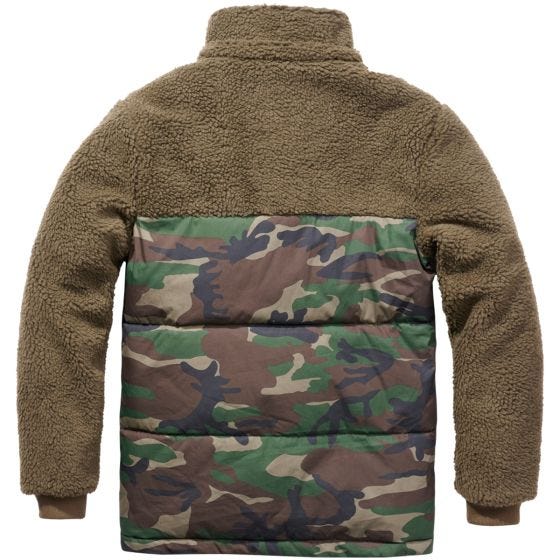 Brandit Giacca Jackson Teddyfleece - Oliva / Woodland