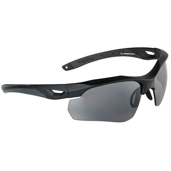 Swiss Eye occhiali da sole Skyray - lenti fumo + trasparenti / montatura in gomma nera