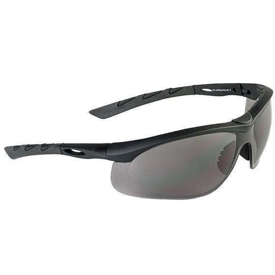 Swiss Eye occhiali da sole Lancer - lenti fumo / montatura in gomma nera