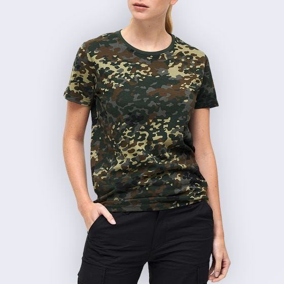 Brandit T-shirt Donna - Flecktarn
