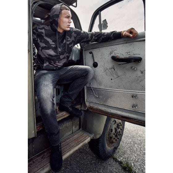 Brandit Felpa con cappuccio Sweathoody - Dark Camo