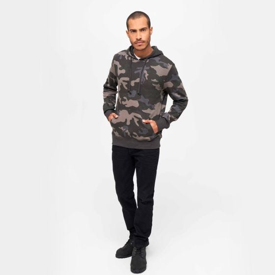Brandit Felpa con cappuccio Sweathoody - Dark Camo