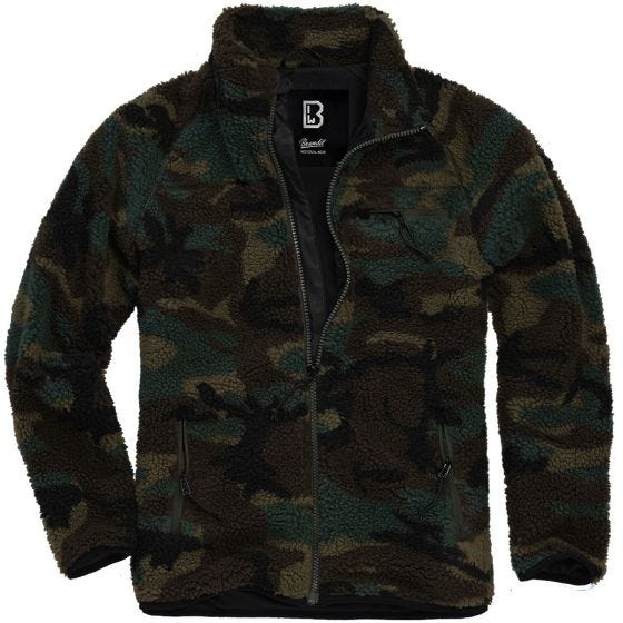 Brandit Giacca Teddyfleece - Woodland