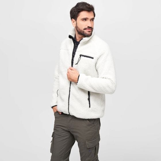 Brandit Giacca Teddyfleece - bianco