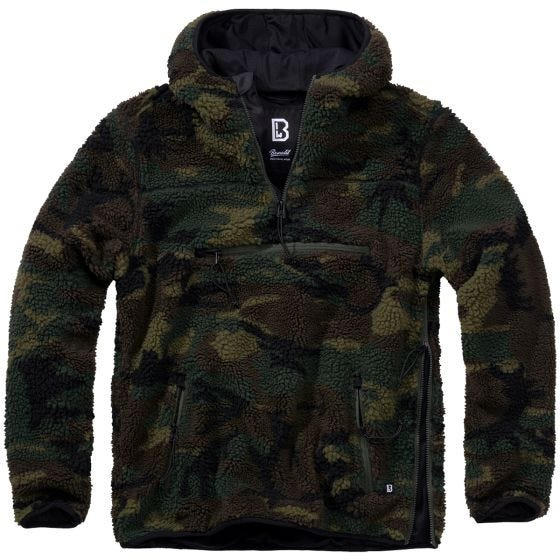 Brandit Maglione Teddyfleece Worker - Woodland