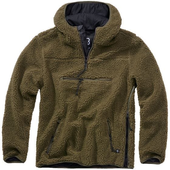 Brandit Maglione Teddyfleece Worker - Oliva