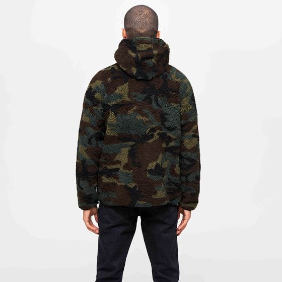 Brandit Giacca Teddyfleece Worker - Woodland