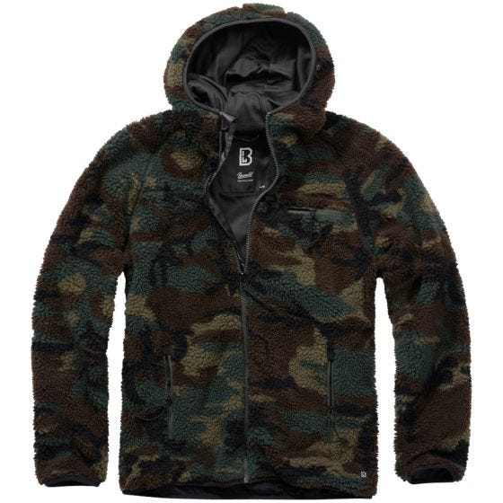 Brandit Giacca Teddyfleece Worker - Woodland