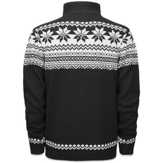 Brandit Maglione Cardigan Norweger - Nero