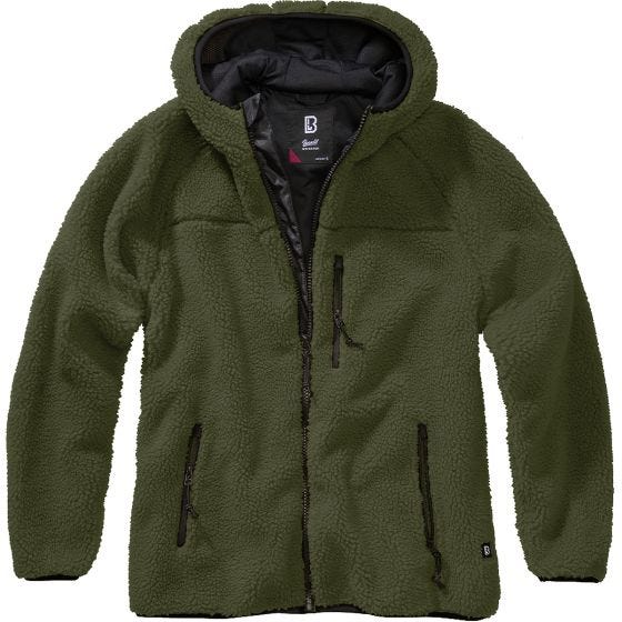 Brandit Le Signore Teddyfleece Giacca - Oliva