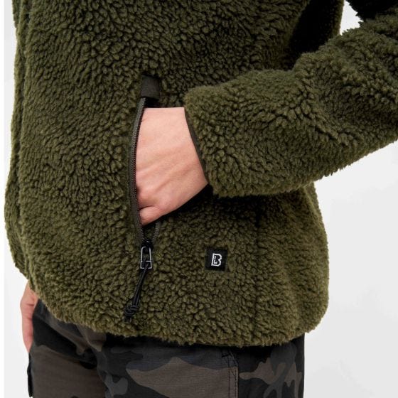 Brandit Le Signore Teddyfleece Giacca - Oliva