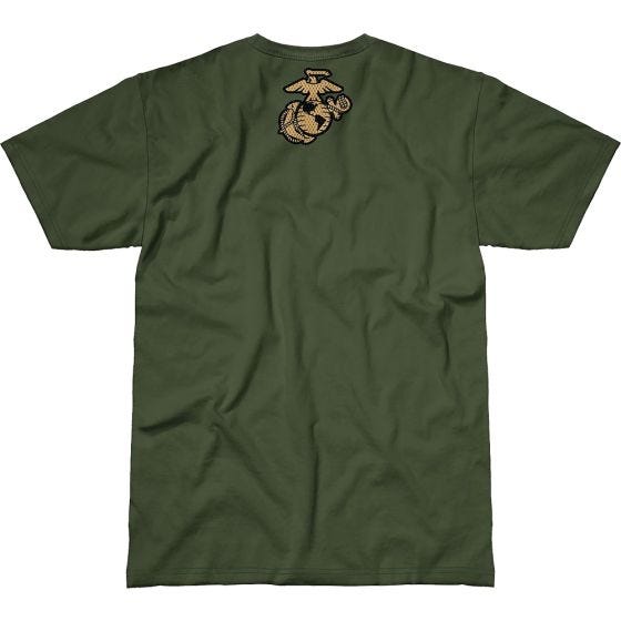 7.62 Design T-Shirt USMC Warriors in Military Green