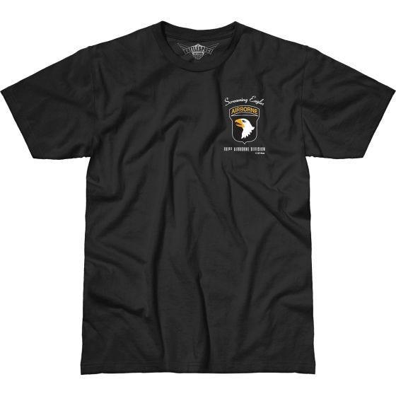 7.62 Design T-Shirt Army 101st Airborne Screaming Eagle Battlespace in nero