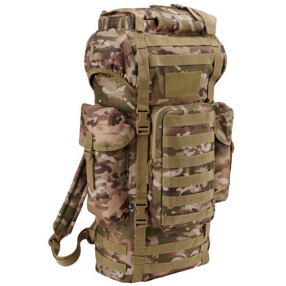 Brandit Zaino Combat MOLLE - Tactical Camo