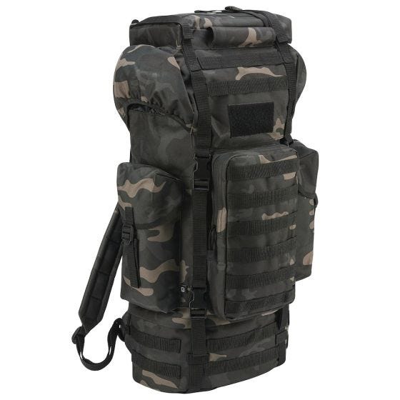 Brandit Zaino Combat MOLLE - Dark Camo