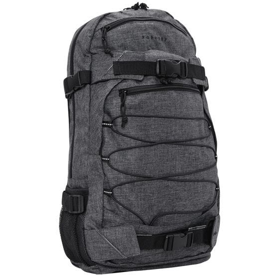 Forvert Zaino Melange Laptop Louis - Black Melange