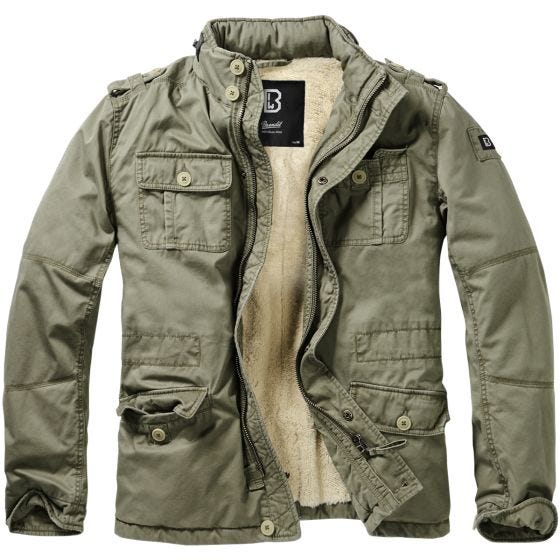 Brandit giacca Britannia Winter in verde oliva