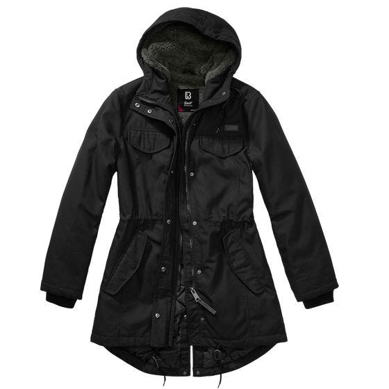Brandit Parka da donna Marsh Lake - Nero