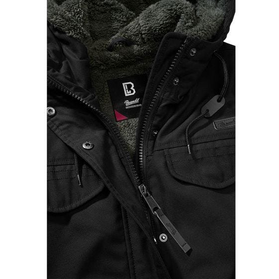 Brandit Parka da donna Marsh Lake - Nero