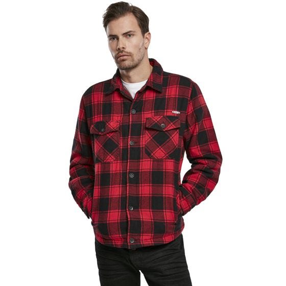 Brandit Giacca Lumber - Rosso / Nero