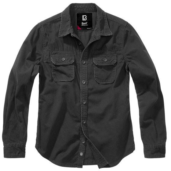 Brandit Maglia a maniche lunghe Donna Vintage - Nero