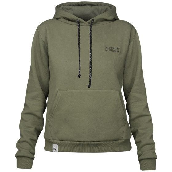 Alpinus Felpa con cappuccio City Eco Lynx - Oliva