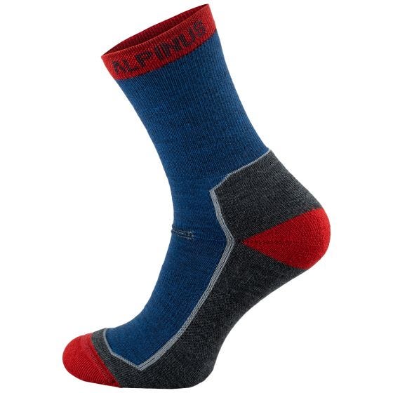 Alpinus Calze Avrill - Blu/Rosso