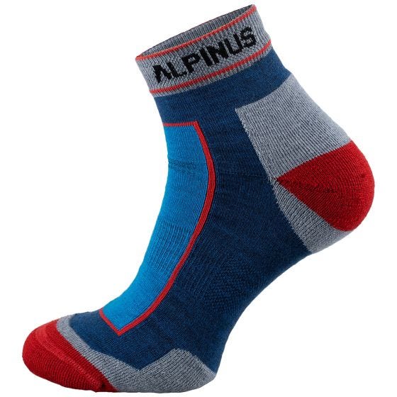 Alpinus Calzini bassi Sveg - Blu/Rosso