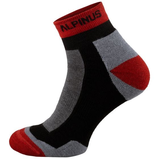 Alpinus Calzini bassi Sveg - Grigio / Rosso