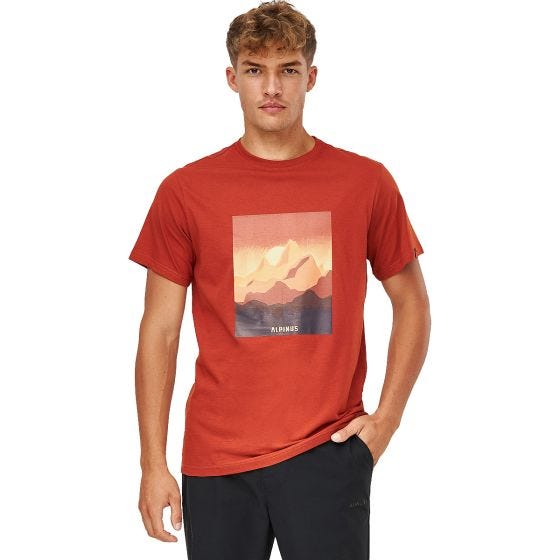 Alpinus T-shirt Active Drefekal - arancione