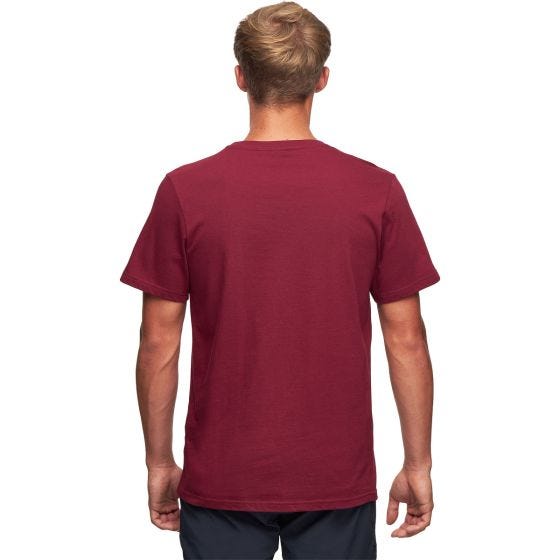Alpinus T-shirt Active uomo Polaris II - color borgogna