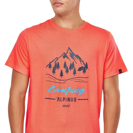 Alpinus T-shirt Active uomo Polaris - rosa