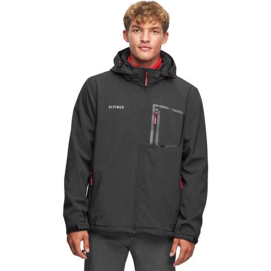 Alpinus Giacca softshell City uomo Stenshuvud - Nero