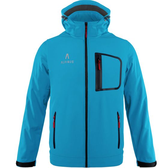 Alpinus Giacca softshell City uomo Stenshuvud - blu
