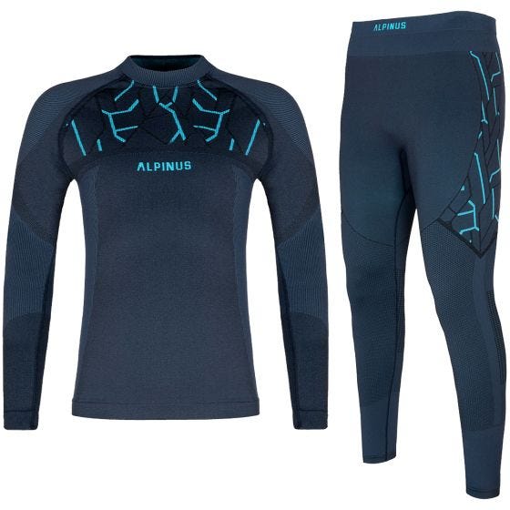 Alpinus Set intimo Outdoor uomo Gausdal - Graphite Blue