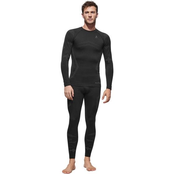 Alpinus Set intimo Outdoor uomo IDRE - Nero