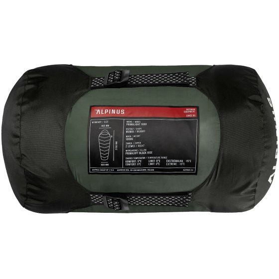 Alpinus Sacco a pelo Primalight 1000 (Left) - verde