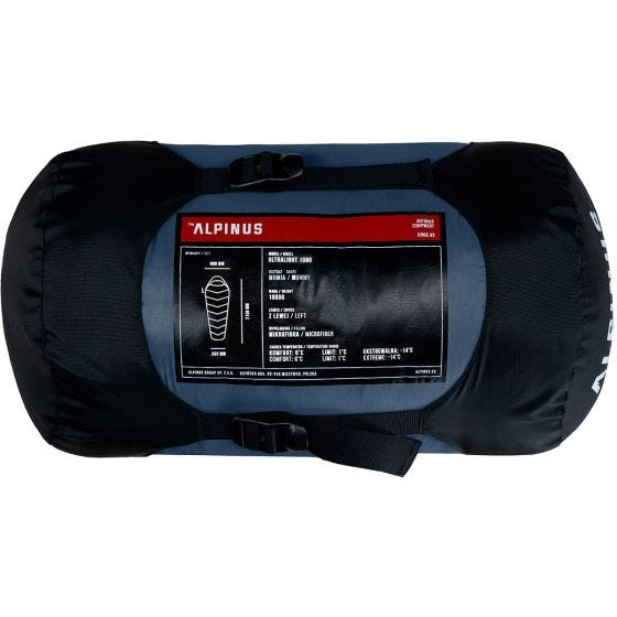 Alpinus Sacco a pelo Ultralight 1000 (Left) - blu