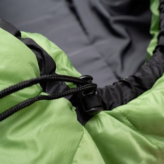 Alpinus Sacco a pelo Ultralight 850 (Left) - verde