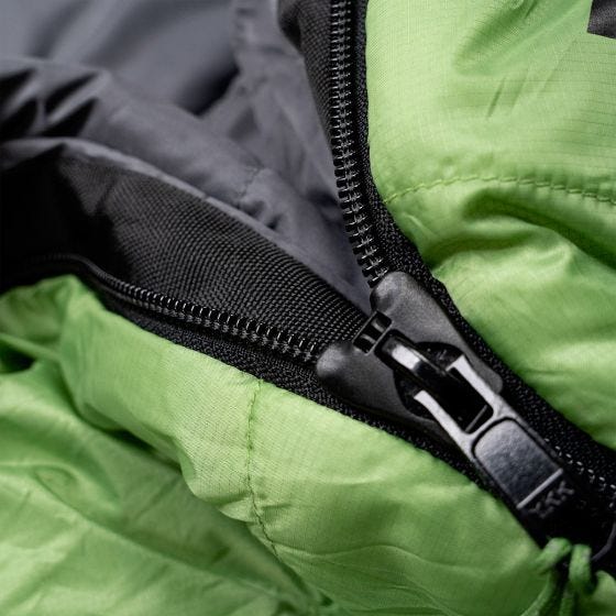Alpinus Sacco a pelo Ultralight 850 (Right) - verde