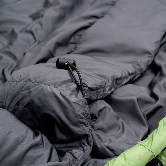 Alpinus Sacco a pelo Ultralight 850 (Right) - verde