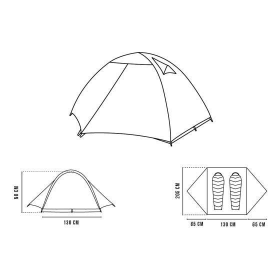 Alpinus Tenda VELEBIT 2 - verde