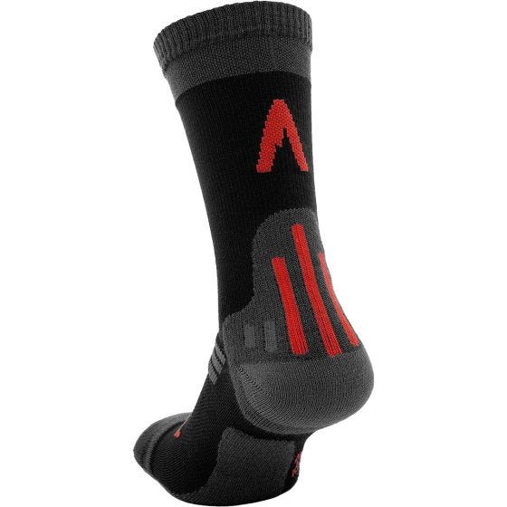 Alpinus Calze da escursionismo Valletto Merino Coolmax - Nero