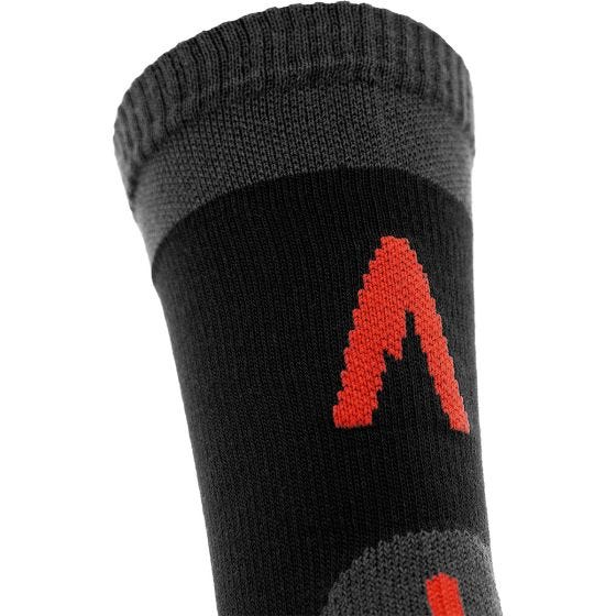 Alpinus Calze da escursionismo Valletto Merino Coolmax - Nero