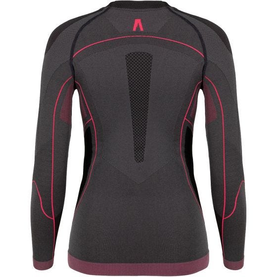 Alpinus Canottiera a maniche lunghe Outdoor Mora Donna - Graphite Pink