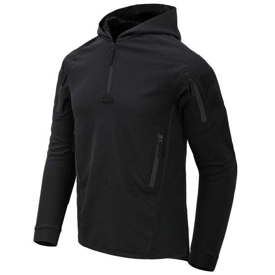 Helikon Felpa con cappuccio Range TopCool - Nero