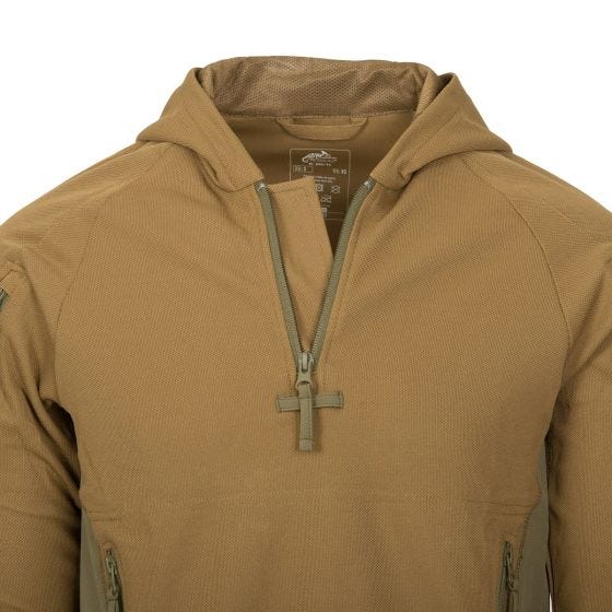 Helikon Felpa con cappuccio Range TopCool - Coyote / Adaptive Green