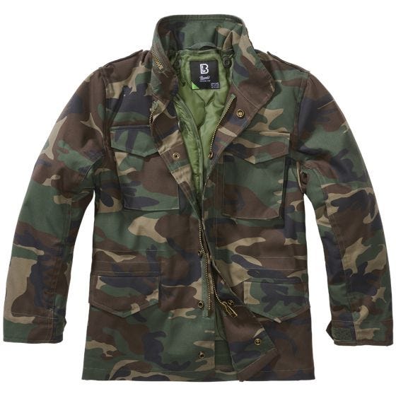 Brandit Giacca Bambini M-65 Standard - Woodland