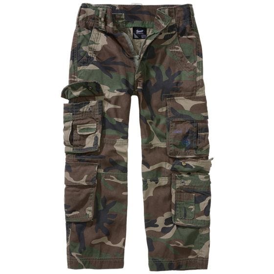 Brandit Pantaloni Bambini Pure - Woodland